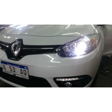 Cree Led H7 Bajas Para Renault Fluence Instalado
